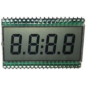 LCD 4,0-13 LCD-7 segment, 1x4.0, H:12.7mm, reflective